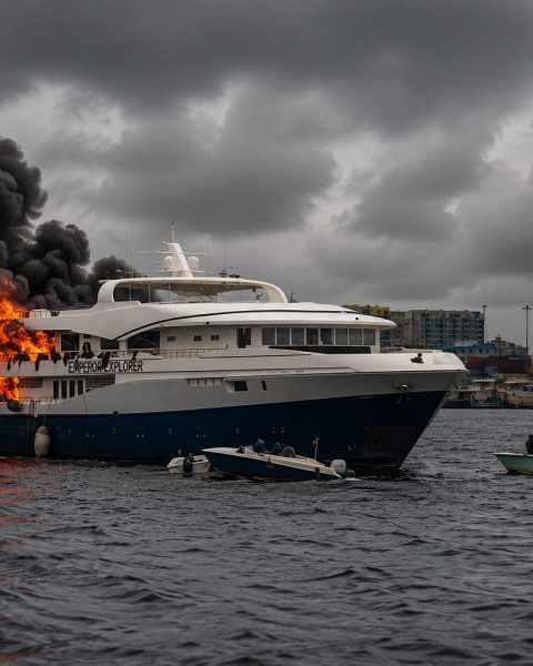Maldives Dive Boat Fire Destroys Emperor Explorer, Raising Fresh Safety Questions