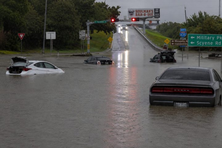 Heavy Rain Pounds Dallas-Fort Worth, Flood Warnings and Flight Delays Disrupt Region
