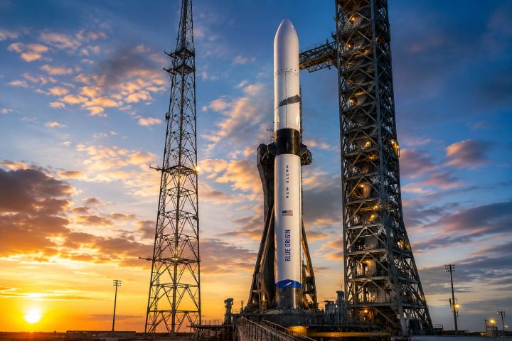 New Glenn Explosion Puts Blue Origin’s Lunar Ambitions Under Fresh Pressure